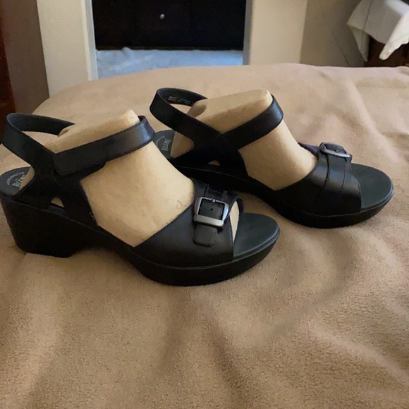 Dansko Jamey Met Full Grain Black Sz EU 41 - Picture 3 of 8